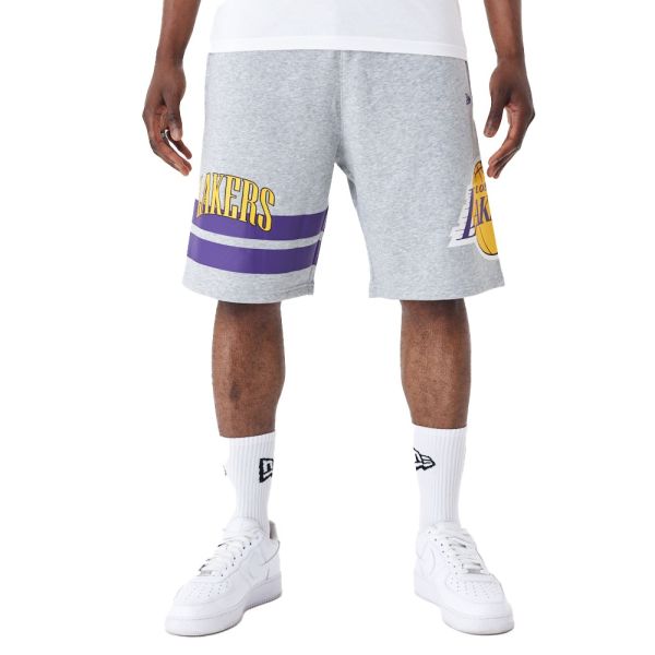 New Era French Terry Shorts - NBA Los Angeles Lakers