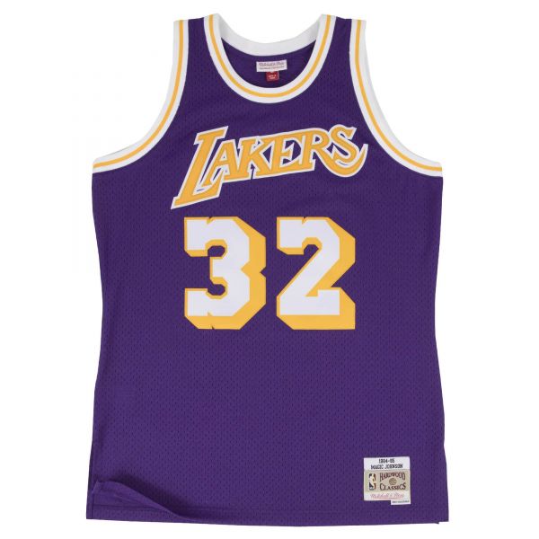 Magic Johnson Los Angeles Lakers 1984-85 Swingman Jersey