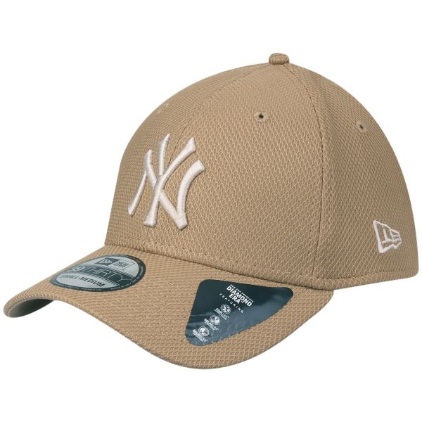 New Era 39Thirty Diamond Cap - New York Yankees khaki