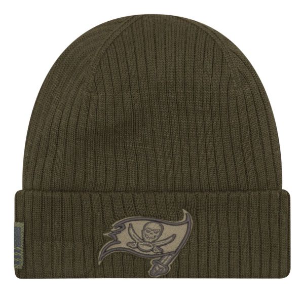 New Era Salute to Service Knit Beanie - Tampa Bay Buccaneers