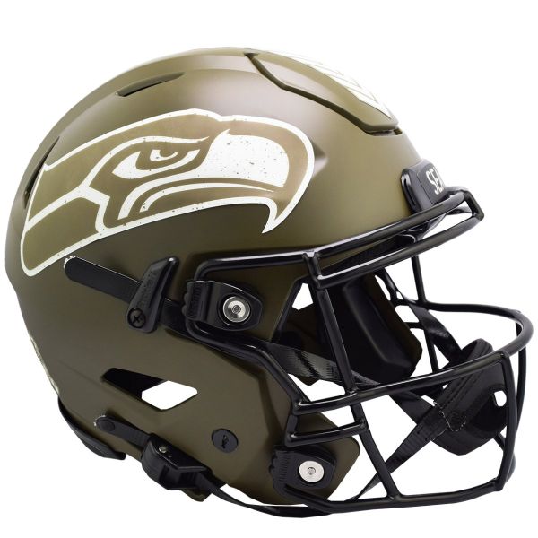 Riddell Authentic SpeedFlex Helm SALUTE Seattle Seahawks