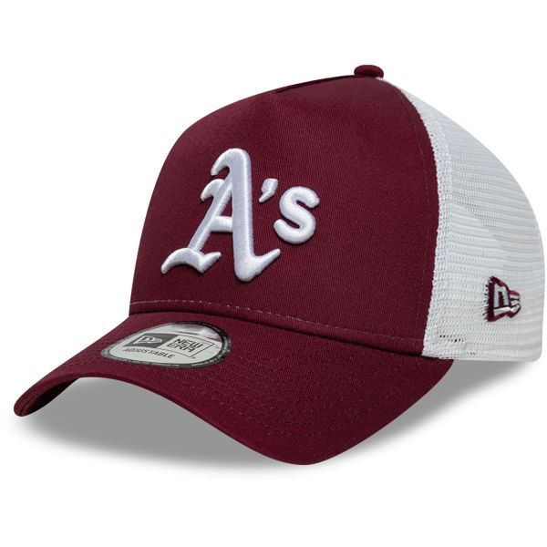 New Era A-Frame Trucker Cap - Oakland Athletics forest green
