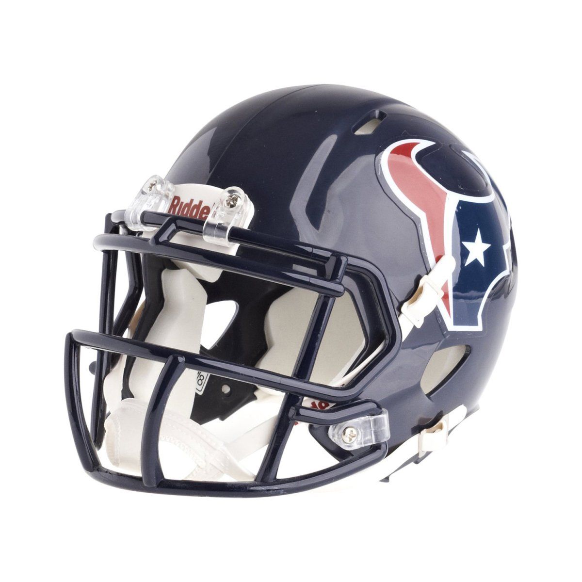 amfoo - Riddell Mini Football Helm - NFL Speed Houston Texans