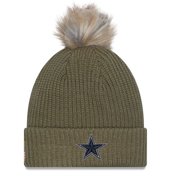 New Era Womens Beanie - SALUTE TO SERVICE Dallas Cowboys