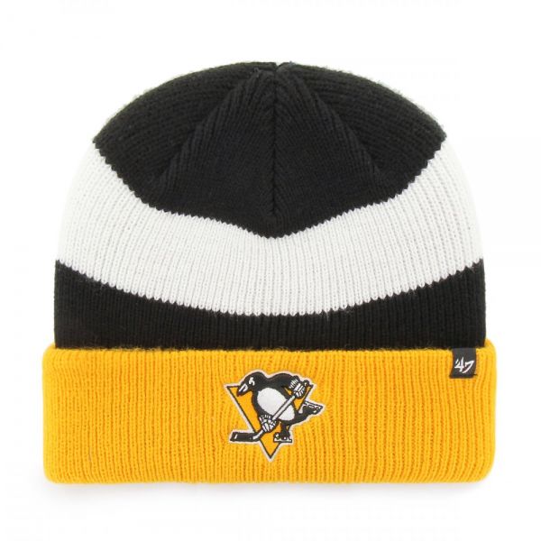 47 Brand Knit Beanie - SHORTSIDE Pittsburgh Penguins schwarz