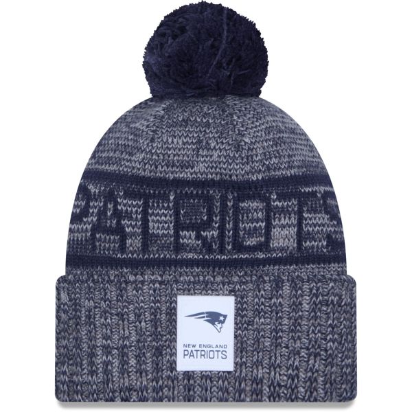 New Era Pompon Bonnet D'Hiver SIDELINE New England Patriots