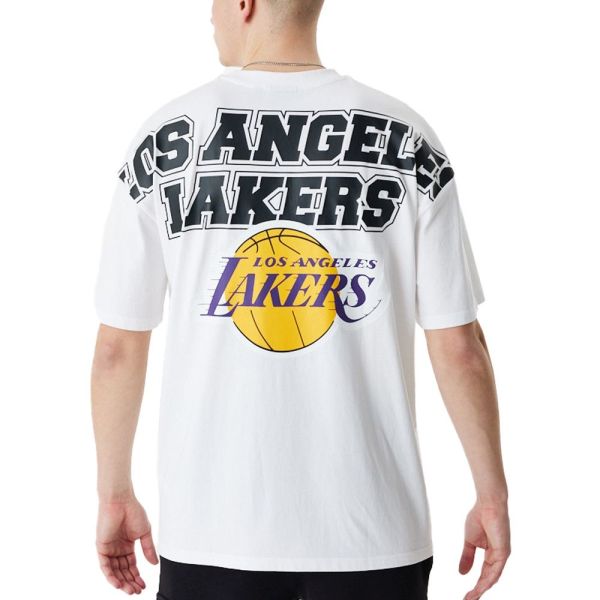 New Era NBA Oversized Shirt - BACKPRINT Los Angeles Lakers | Shirts ...