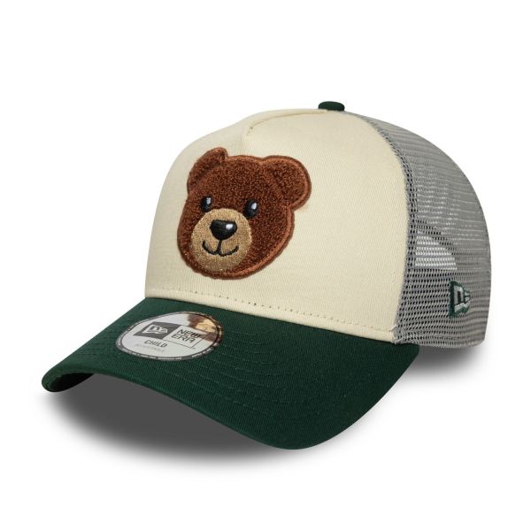New Era Enfants Child Trucker Cap - BOUCLE BEAR beige