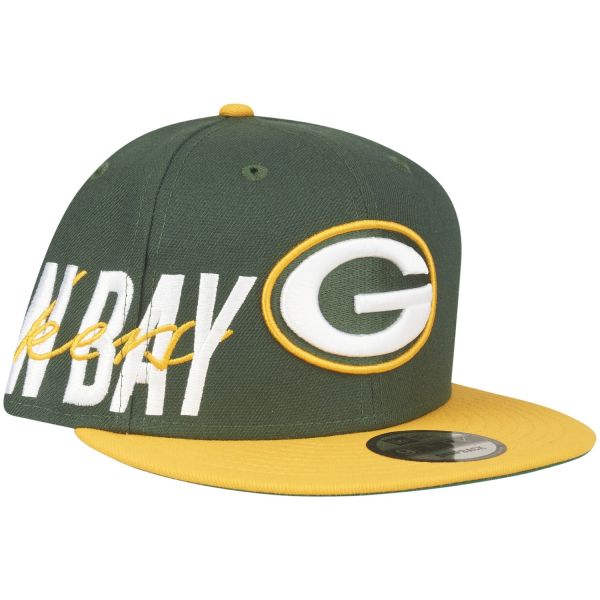 New Era 9Fifty Snapback Cap - SIDEFONT Green Bay Packers