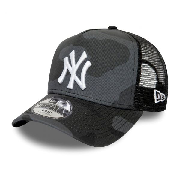 New Era 9Forty Kinder Trucker Cap - NY Yankees dark camo