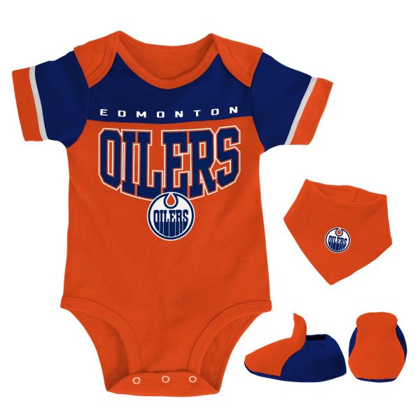 Outerstuff NFL Infant Bib & Bootie Edmonton Oilers