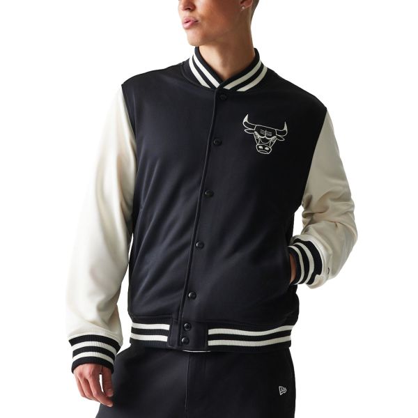 New Era College Bomber Jacke - Chicago Bulls schwarz