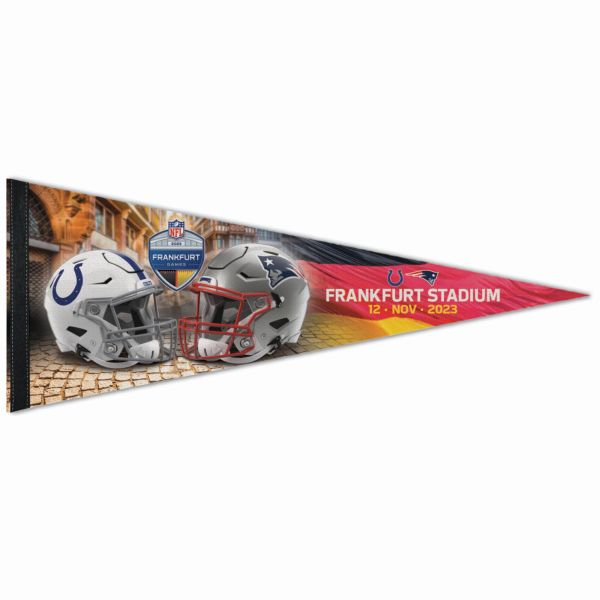 NFL Frankfurt Game Felt Pennant 75x30cm Colts vs. Pats