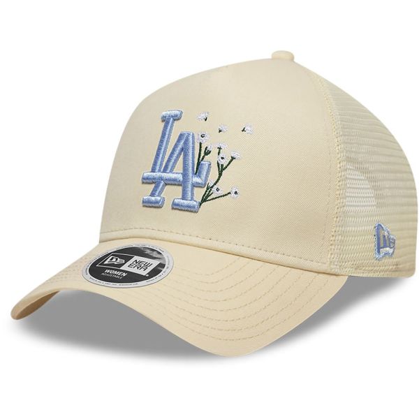 New Era Womens Trucker Cap - Los Angeles Dodgers beige