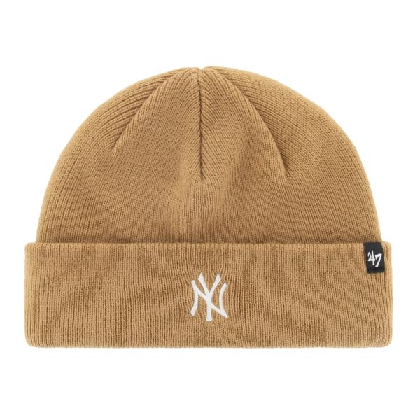 47 Brand Fisherman Cuff Beanie - New York Yankees camel