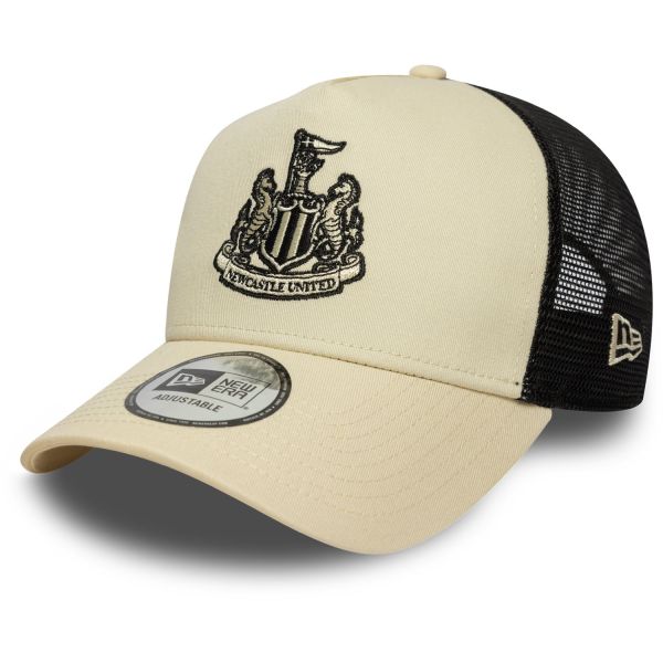 New Era Mesh Trucker Snapback Cap - Newcastle United beige