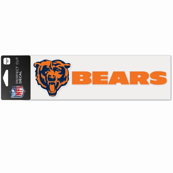 NFL Perfect Cut Aufkleber 8x25cm Chicago Bears