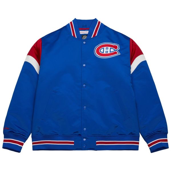 M&N Heavyweight Satin Jacket NHL Montreal Canadiens