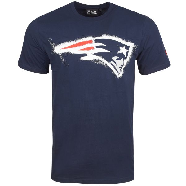 New Era NFL Shirt - SPRAY New England Patriots navy
