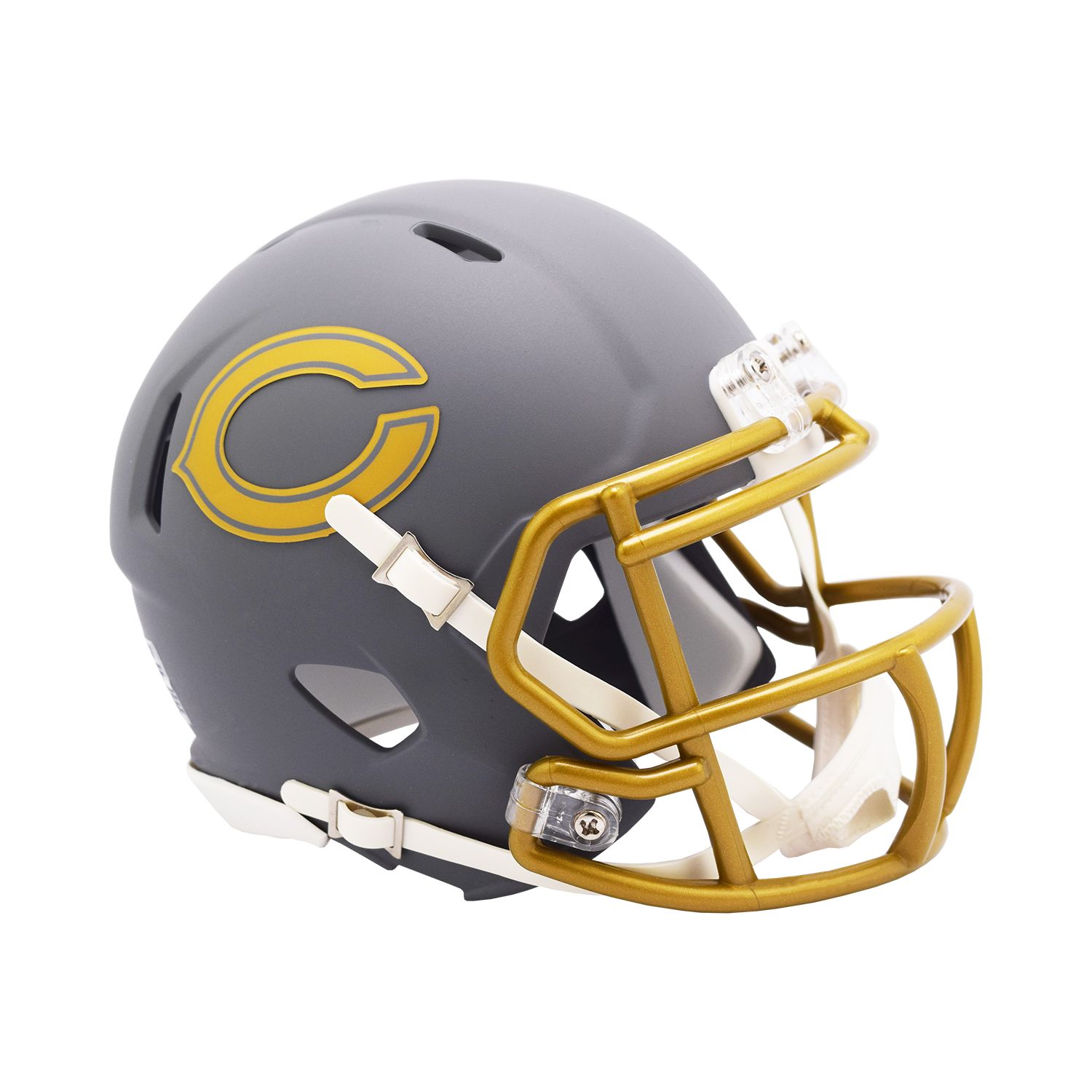 Riddell Speed Mini Football Helm - SLATE Chicago Bears | Helme | Fan ...