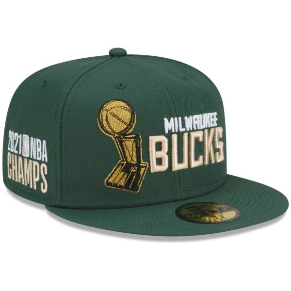 New Era 59Fifty Fitted Cap - NBA CHAMPIONS Milwaukee Bucks
