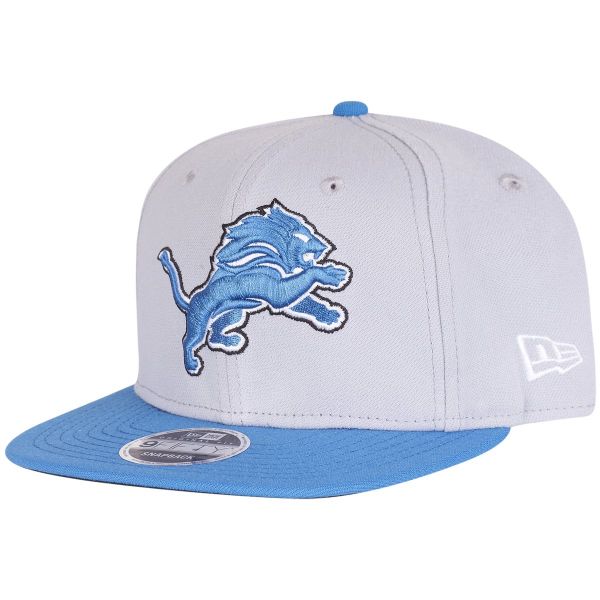 New Era Original-Fit Snapback Cap - Detroit Lions gris