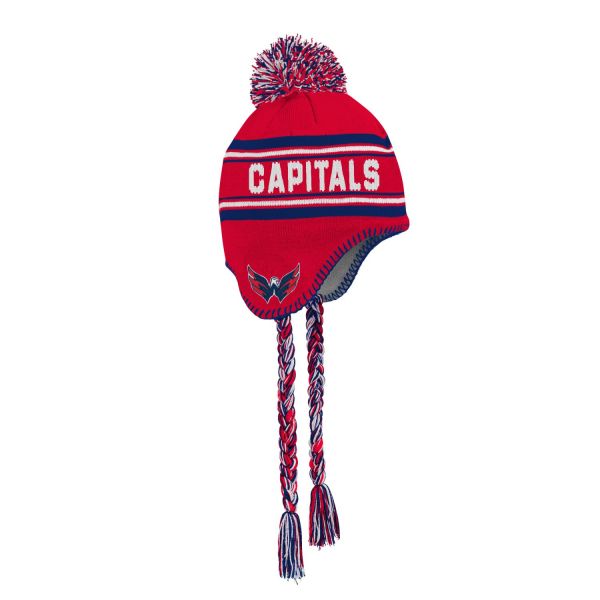 Kids NHL Winter Hat - JACQUARD TASSEL Washington Capitals