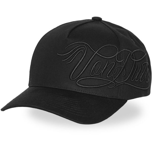Von Dutch Trucker Snapback Cap - SCRIPT LOGO black