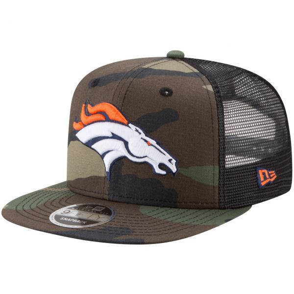 New Era 9Fifty Mesh Snapback Cap Denver Broncos wood camo