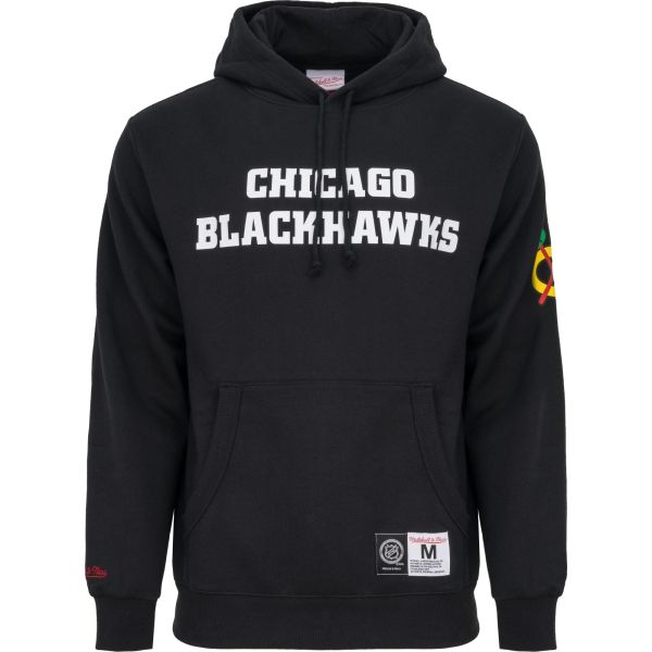 Mitchell & Ness Fleece Hoody - GAME TIME Chicago Blackhawks
