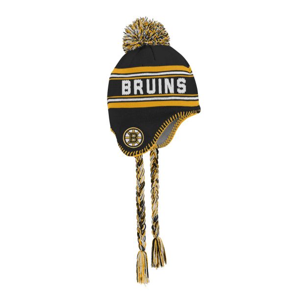 Kids NHL Winter Hat - JACQUARD TASSEL Boston Bruins