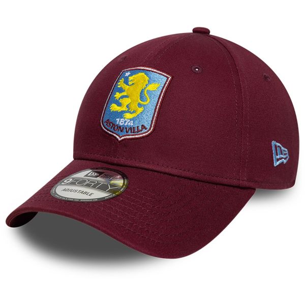 New Era 9Forty Adjustable Cap - Aston Villa maroon
