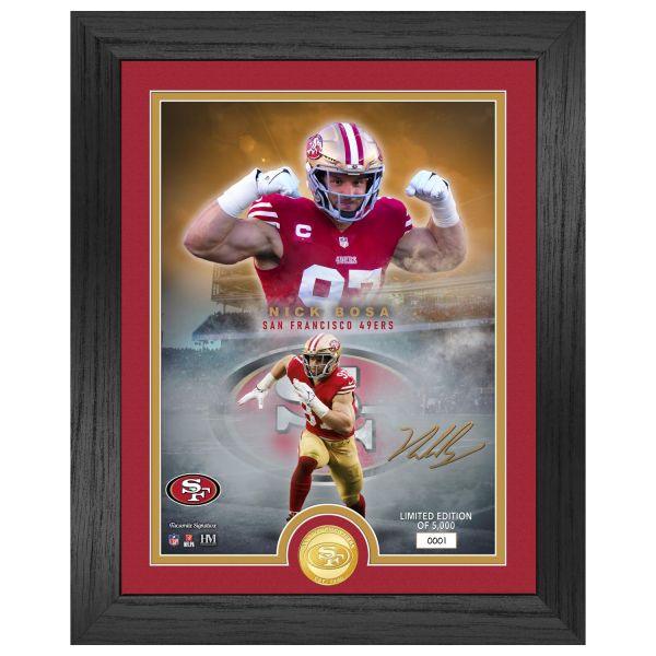Nick Bosa San Francisco 49ers NFL Signature Coin Photo