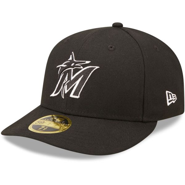 New Era 59Fifty Low Profile Cap - Miami Marlins black