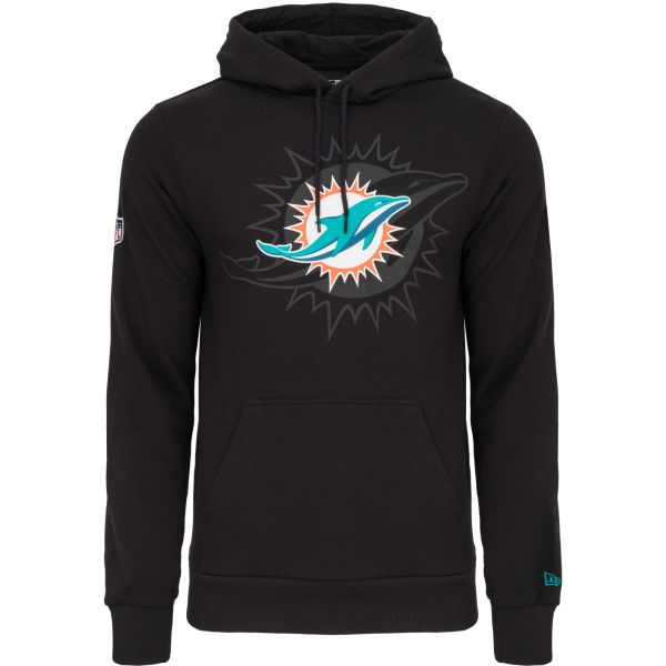 New Era Fleece Hoody - NFL Miami Dolphins 2.0 schwarz