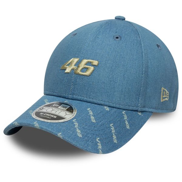New Era 9Forty M-Crown Cap - Denim VR46 sky blue