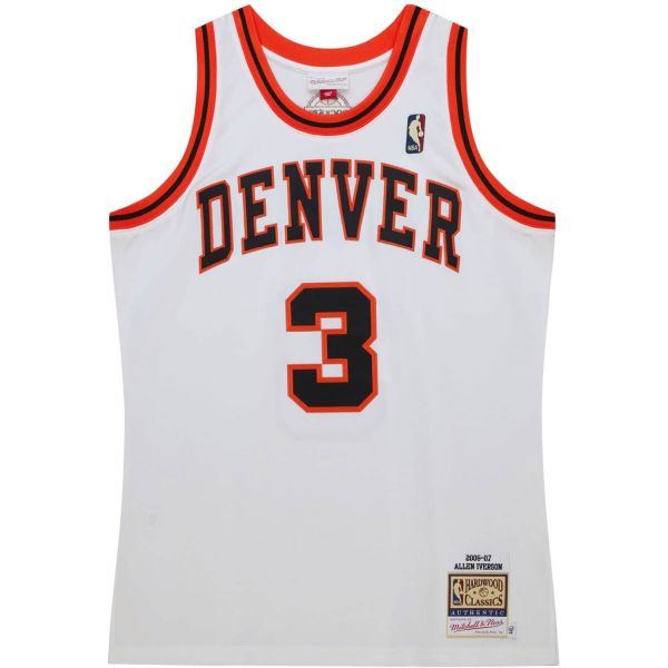 Allen Iverson Denver Nuggets Authentic Swingman Jersey