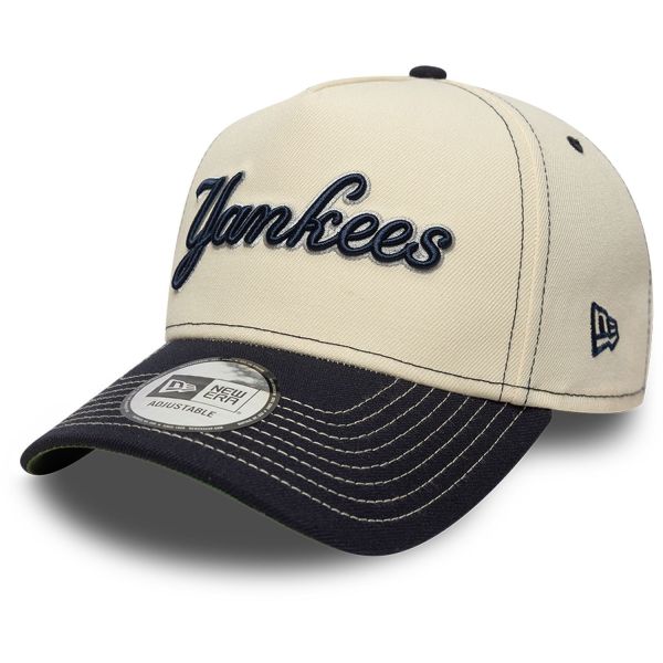 New Era A-Frame Trucker Cap CITY ICON New York Yankees beige