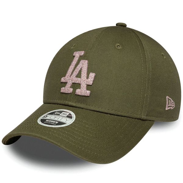 New Era 9Forty Womens Cap METALLIC Los Angeles Dodgers olive