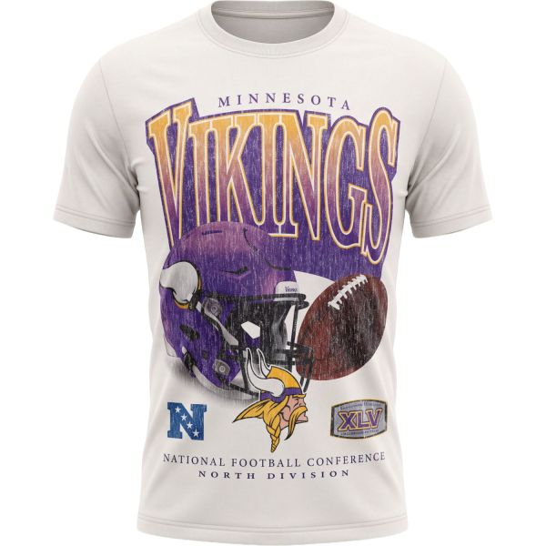 New Era NFL Shirt - VINTAGE Minnesota Vikings creme