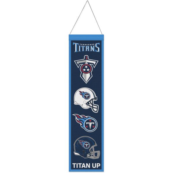 Tennessee Titans EVOLUTION NFL Wool Banner 80x20cm