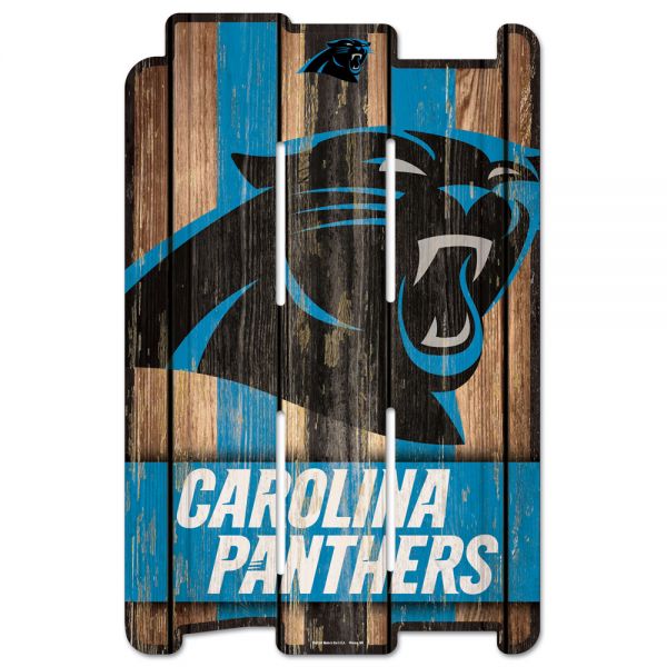 Wincraft PLANK Holzschild Wood Sign - NFL Carolina Panthers