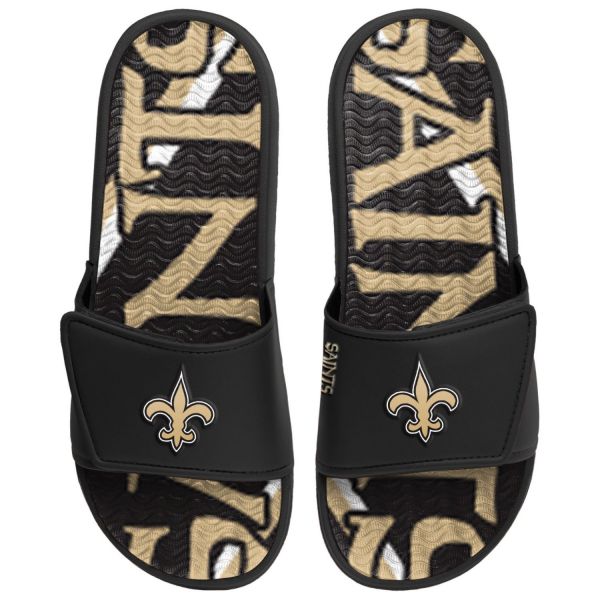 New Orleans Saints NFL GEL Sport Shower Sandal Slides