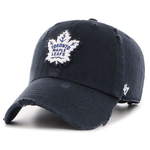 47 Brand Distressed Cap - CLEAN UP Toronto Maple Leafs navy