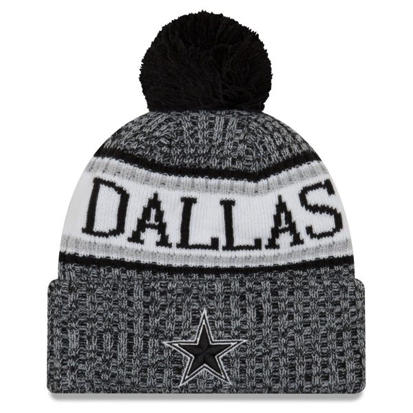 New Era NFL Sideline 2018 Bobble Beanie Dallas Cowboys