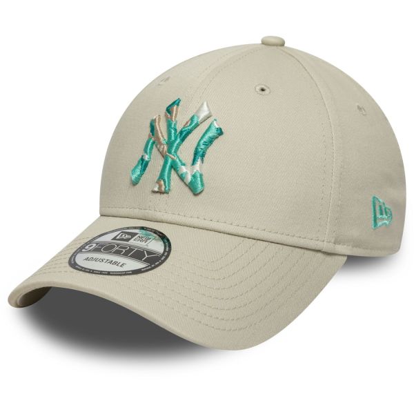 New Era 9Forty Strapback Cap - INFILL New York Yankees stone