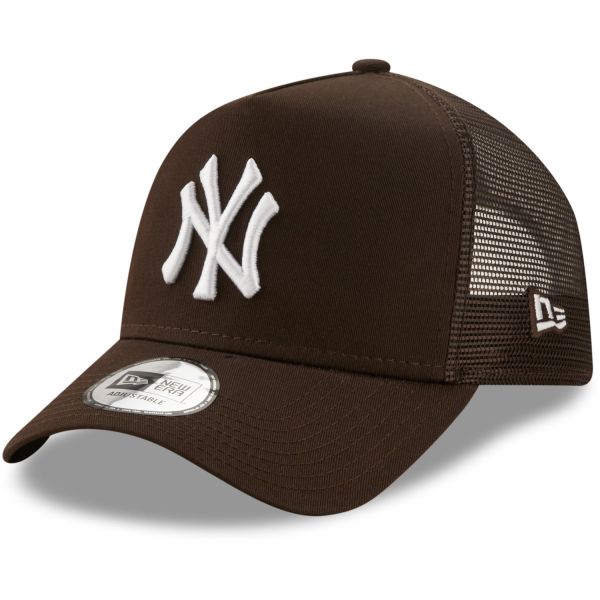 New Era A-Frame Trucker Cap - New York Yankees brown