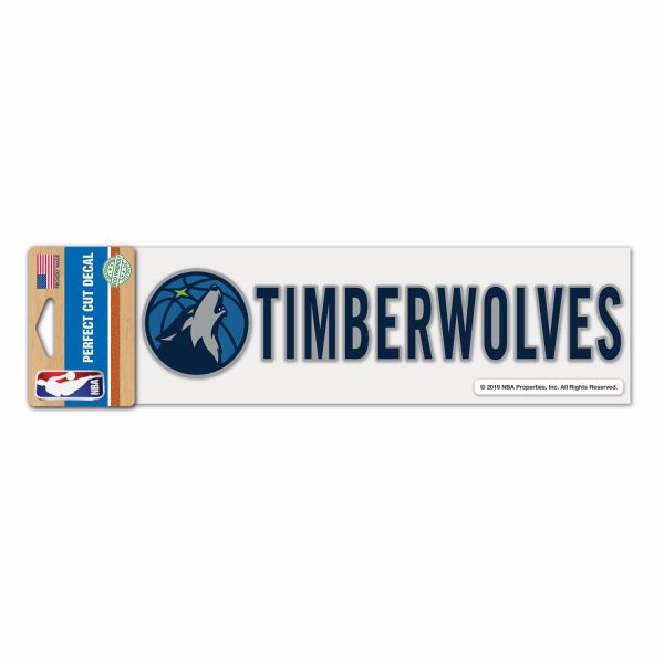 NBA Perfect Cut Decal 8x25cm Minnesota Timberwolves