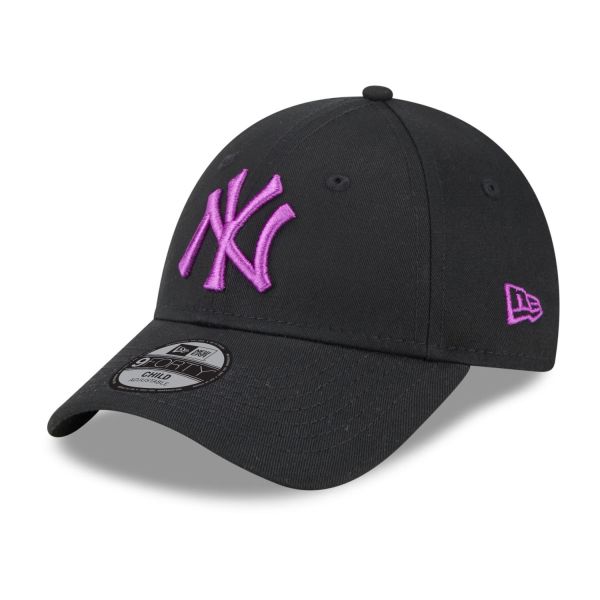New Era 9Forty Kids Cap - New York Yankees black grape