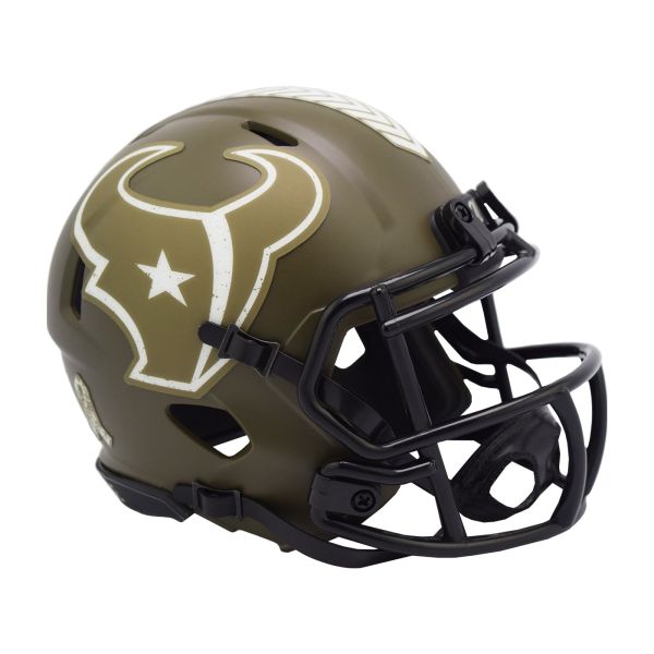 Riddell Speed Mini Football Helm SALUTE Houston Texans